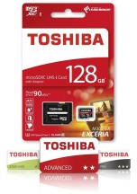 TOSHIBA EXCERIA micro SDHC 32GB bílá