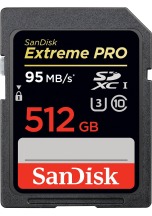 SanDisk Extreme Pro SDXC 512GB UHS-I SDSDXPA-512G-G46