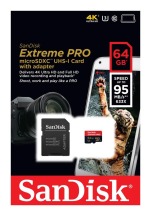 SanDisk microSDXC 64GB UHS-I U3 SDSQXAF-064G-GN6AA