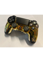 Sony DualShock 4 Custom - Gold Fever