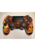 Sony DualShock 4 Custom - Ghost Rider